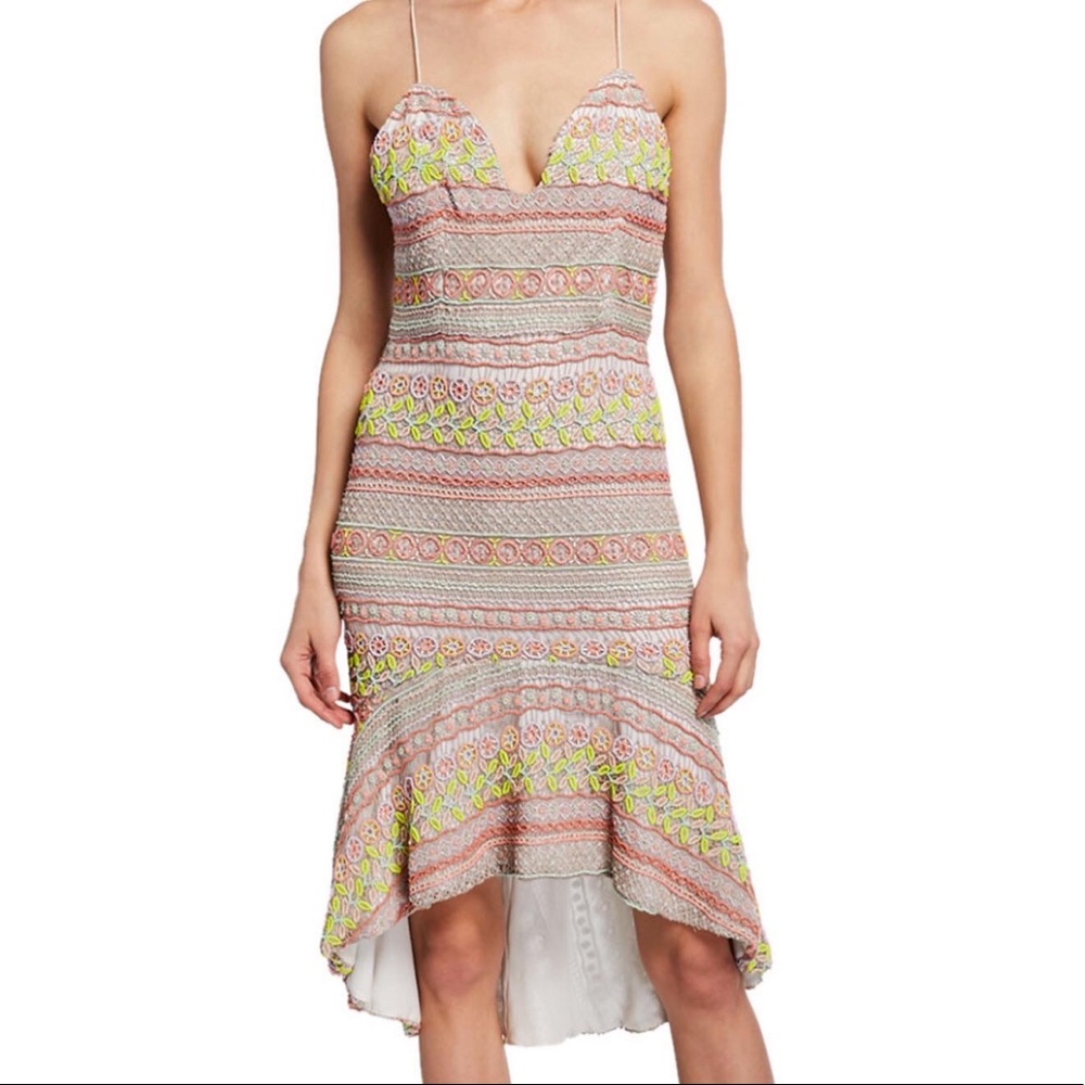 Alice + Olivia Amina Beaded Dress size 4